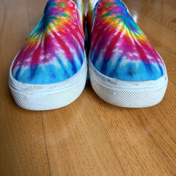 Womens Skechers Shoes Sneaker Street Poppy Tie Dye Rainbow Multi Colorful size 8 - Picture 10 of 15